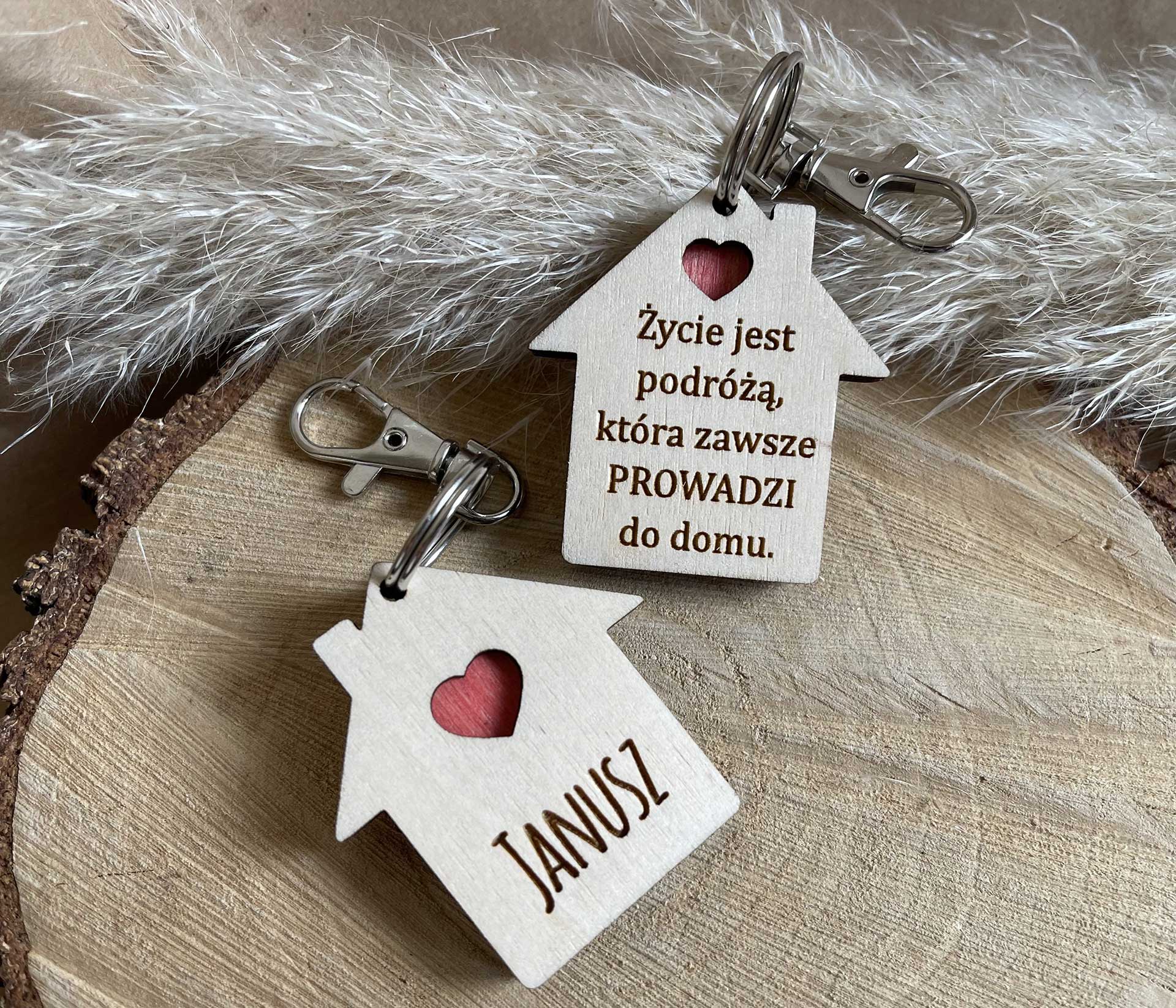 Dwa breloki – Domek