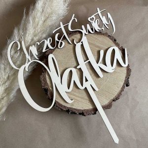 Topper na Chrzest Święty