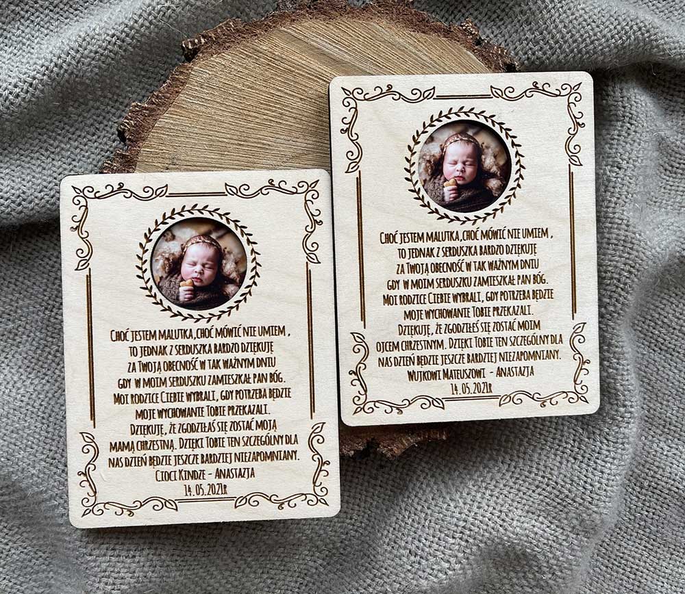 Dwie Tabliczki podziękowania