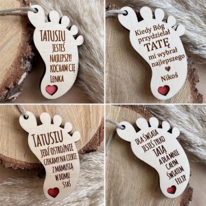 Zawieszka Stopa - Spakowana gotowa do wręczenia