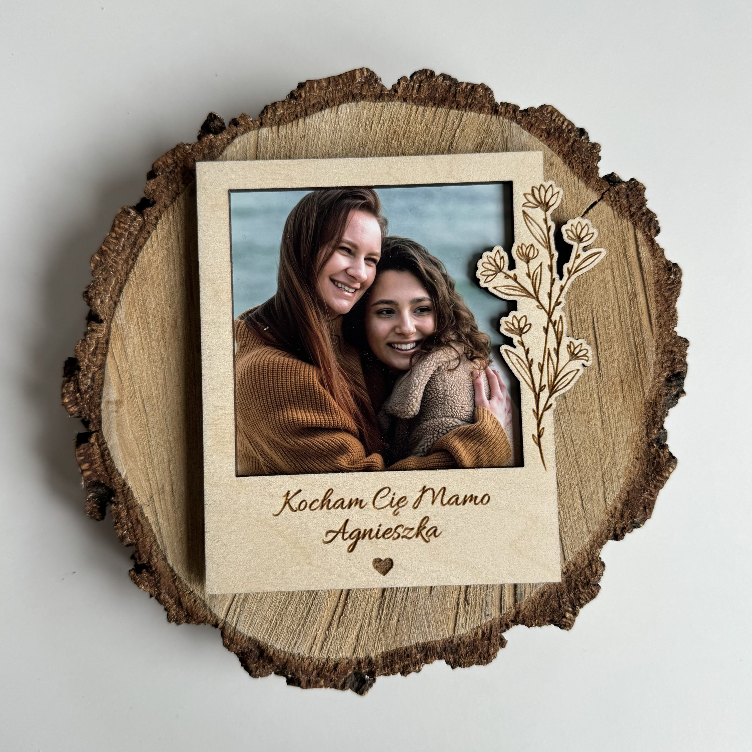 Magnes ze zdjęciem i dowolnym napisem