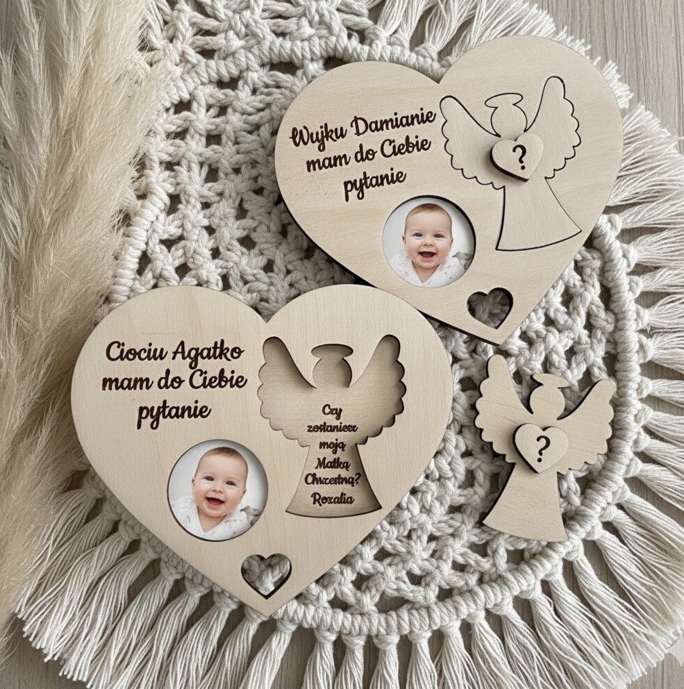 Serca dwa zapytania (aniołki)