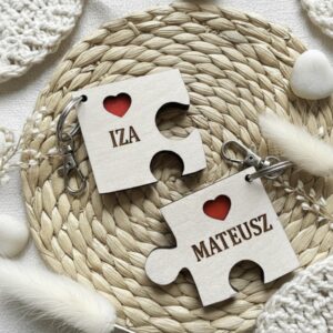 Breloki dwa Imienne puzzle