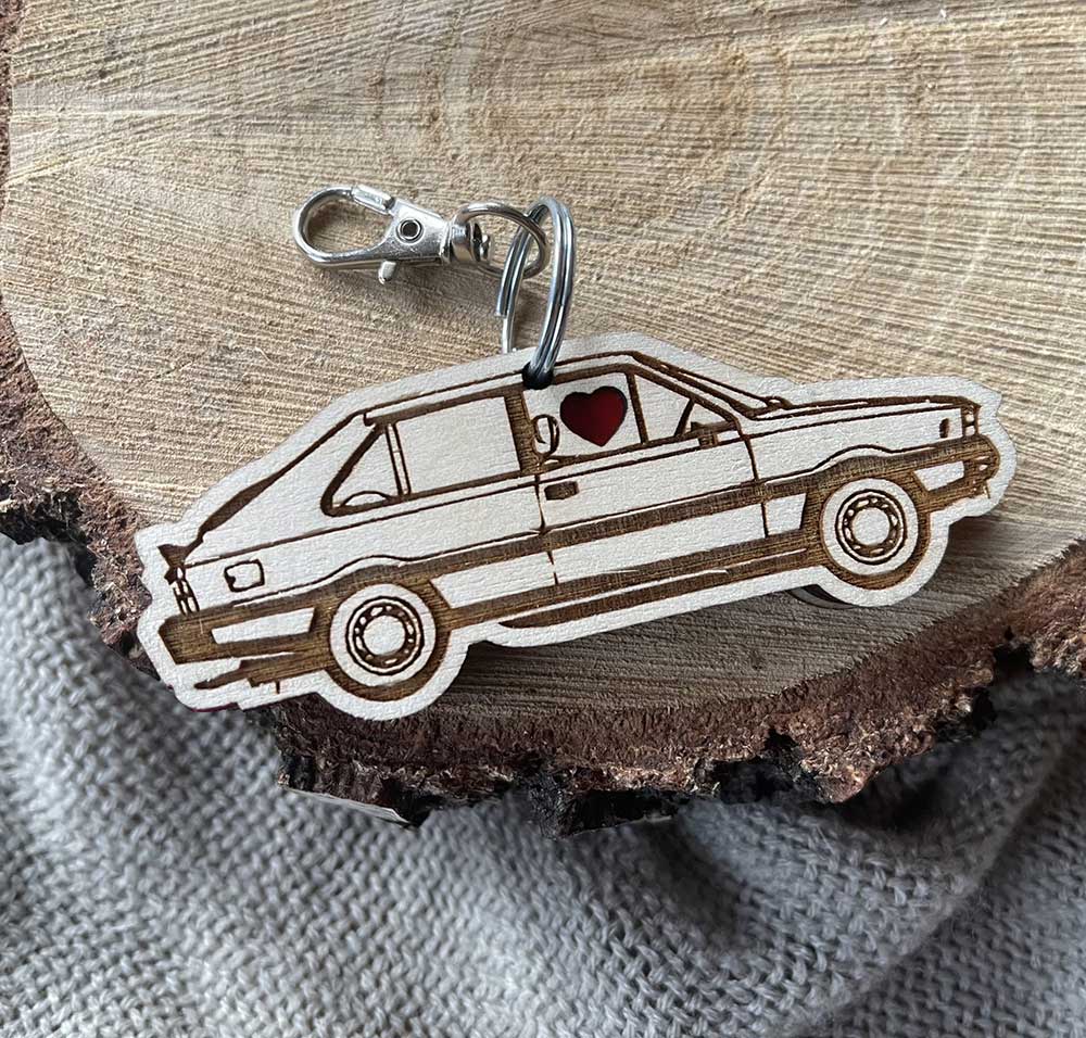 Brelok Polonez z dowolnym napisem w tyle