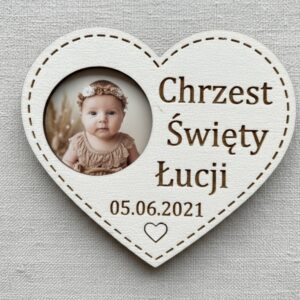 Magnes Serce ze zdjęciem.Spakowane gotowe do wręczenia