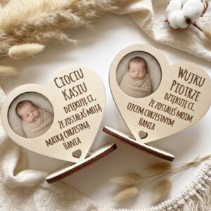 Podziękowanie Serce z dowolnym napisem