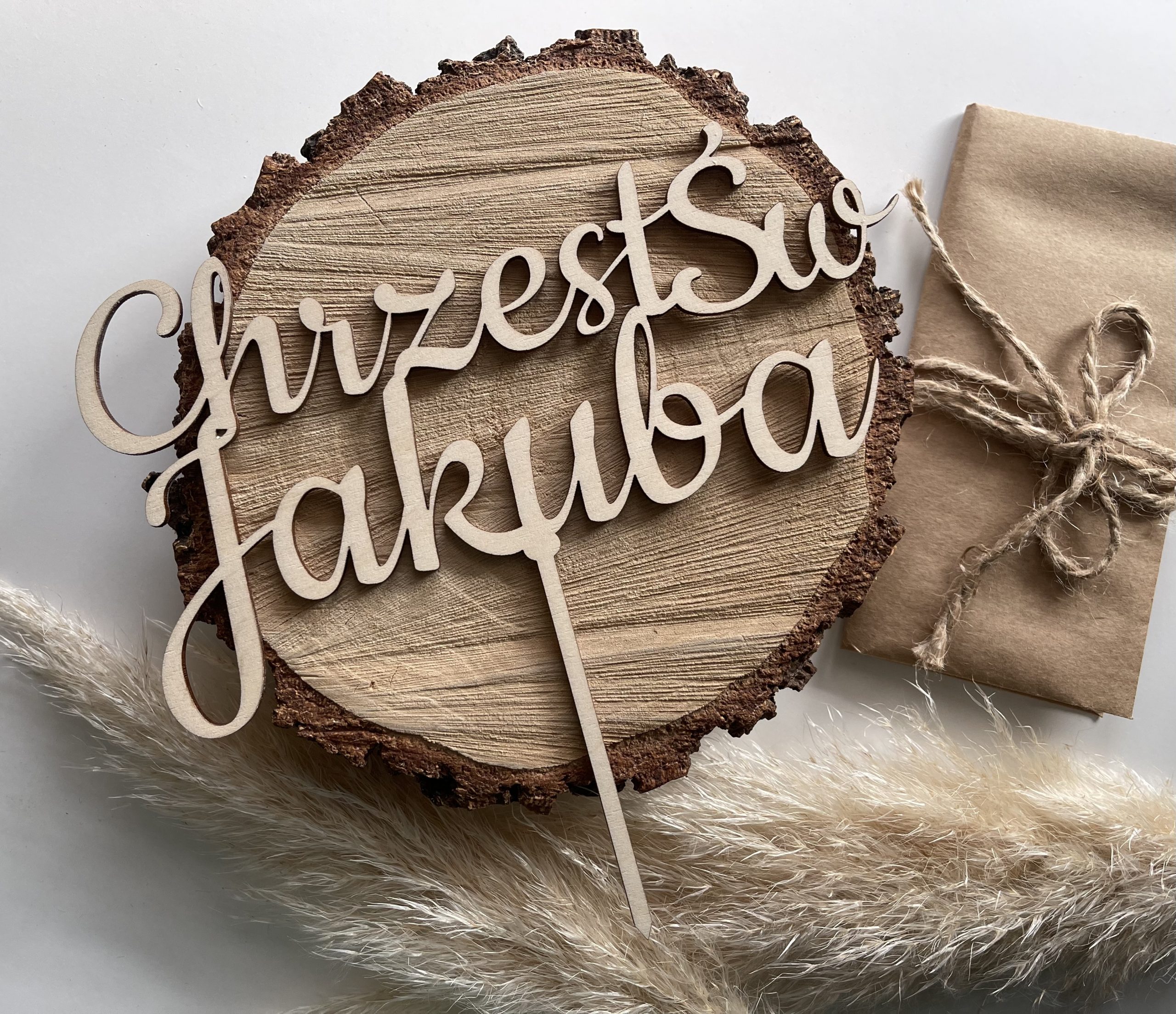 Topper na Chrzest Św