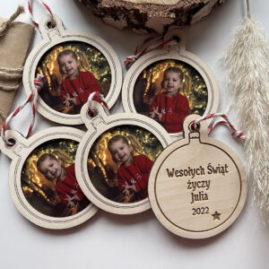 5szt Bombek ze zdjęciem