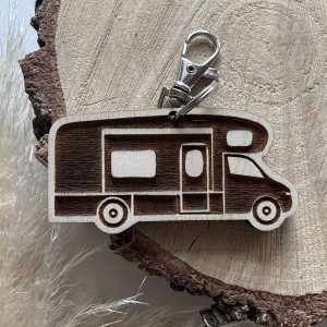 Kamper brelok z dowolnym napisem w tyle