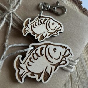 Brelok i zawieszka rybka w tyle dowolny napis