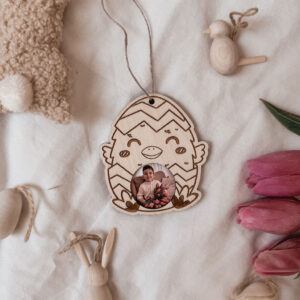 Zawieszka z dowolnym napisem w tyle.