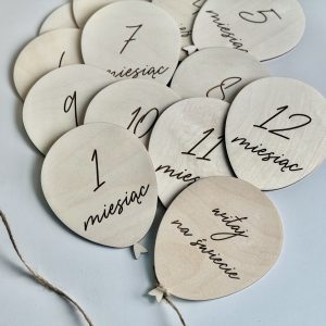 Tabliczki do zdjęć baloniki + 1 dodatkowo