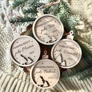 Bombka Choinki z dowolnym napisem!