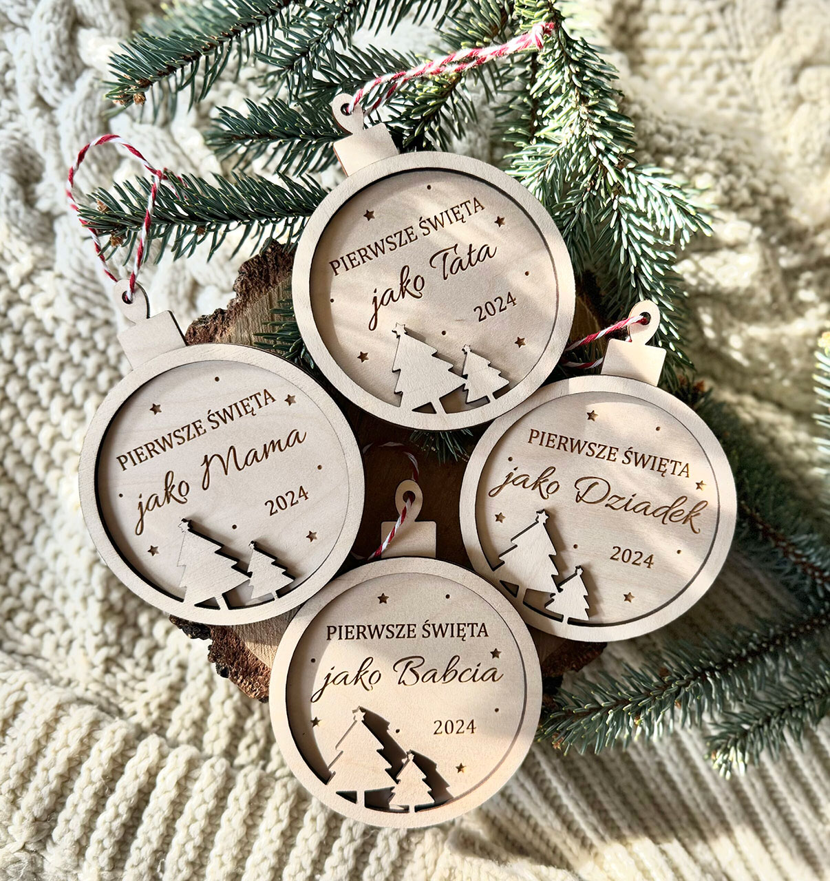 Bombka Choinki z dowolnym napisem!