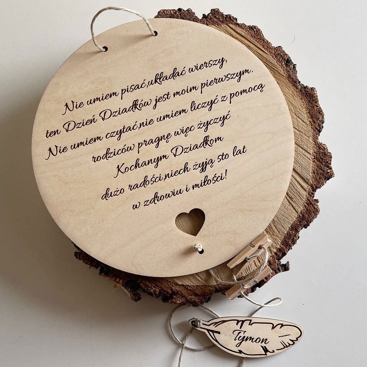 Tabliczka ze zdjęciem wywołanym u nas