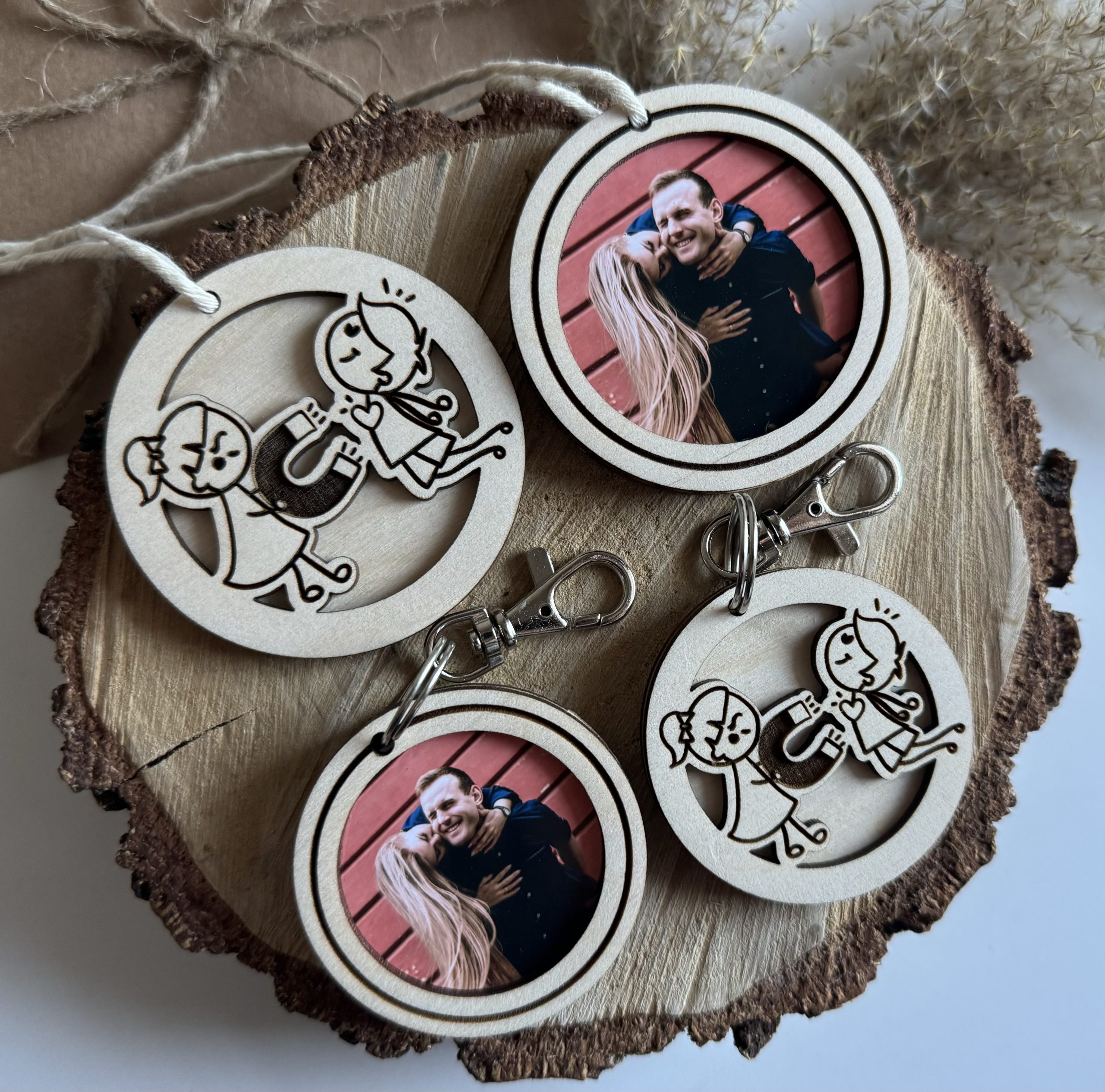 Zestaw Zawieszka i Brelok ze zdjęciem