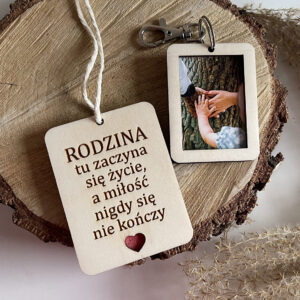 Zestaw ze zdjęciem.Z dowolnym napisem w tyle