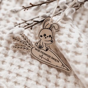 Zawieszka królik na marchewce