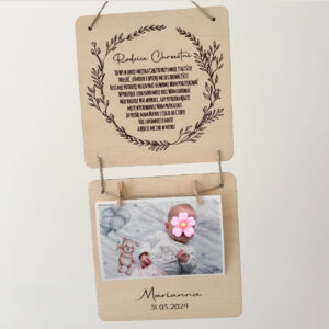 Tabliczka dla Chrzestnej/Chrzestnego z dowolnym wierszykiem