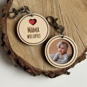 Brelok z dowolnym napisem i zdjęciem