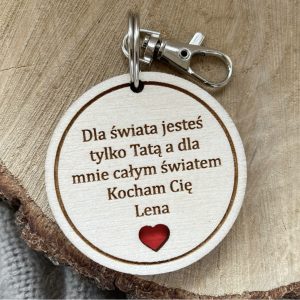 Brelok Dla Świata - obustronny napis taki sam!