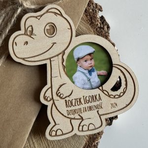 Magnes Dinuś ze zdjęciem