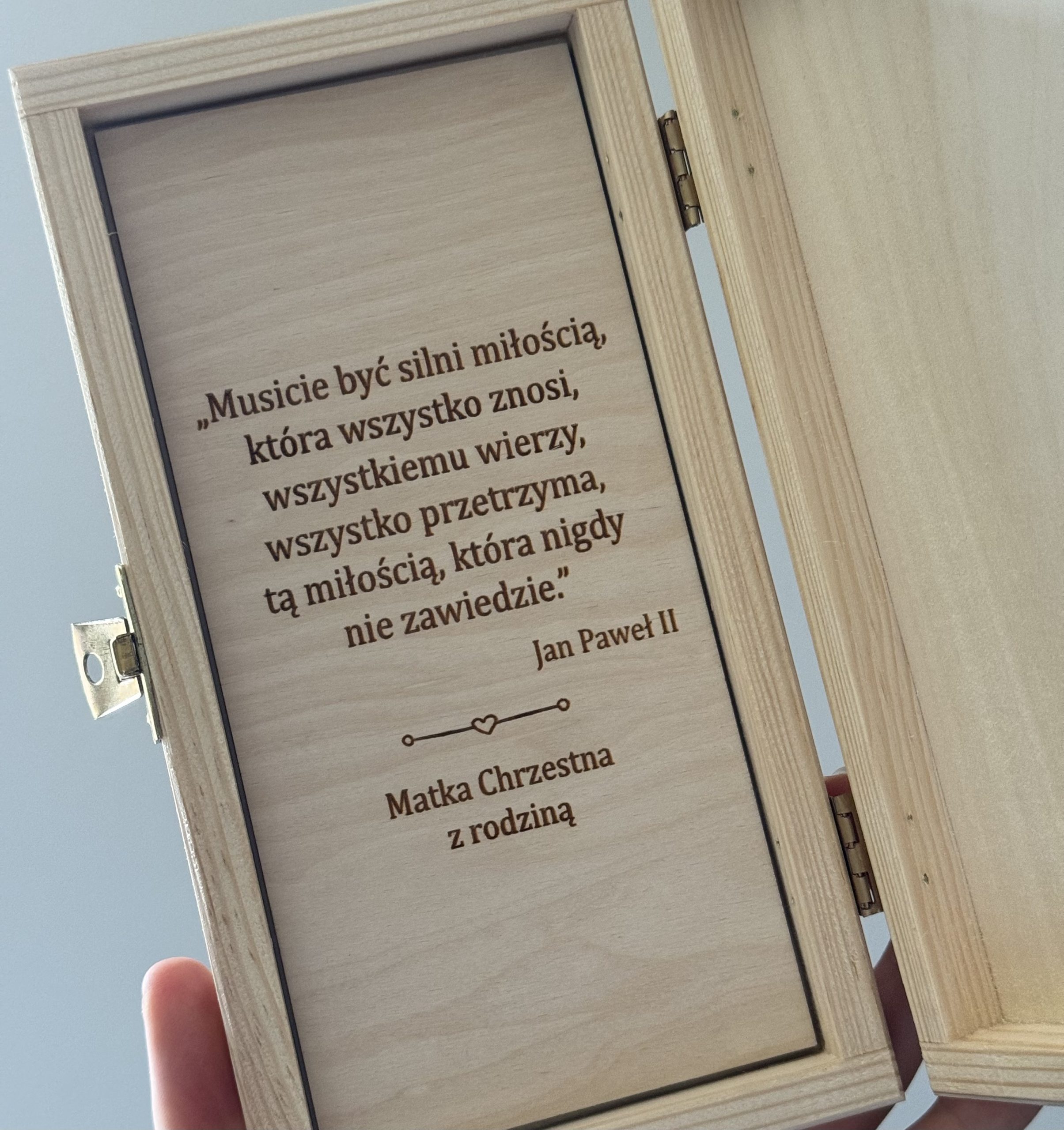 Pudełko ślubne z dowolnymi życzeniami w środku - obrazek 2