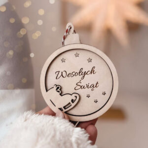 Bombka Łyżwy z dowolnym napisem.Spakowana gotowa do wręczenia.