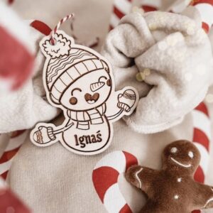 Bombka imienny Bałwan