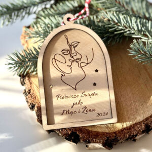 Bombka z dowolnym napisem