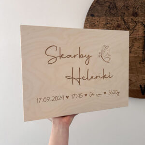 Duże pudełko Motylek