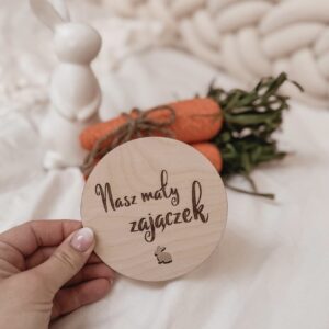 Tabliczka nasz mały zajączek