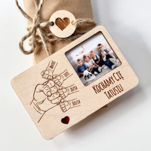 Magnes ze zdjęciem i dowolnym napisem