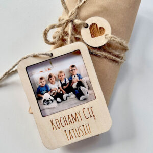 Dustronna Zawieszka ze zdjęciem i dowolnym napisem