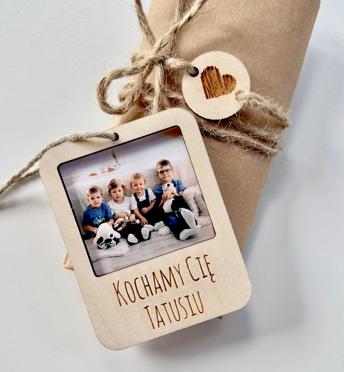 Dustronna Zawieszka ze zdjęciem i dowolnym napisem