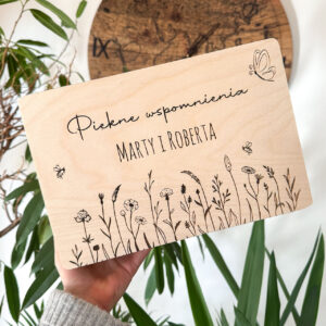 Pudełko wspomnień dla pary młodej