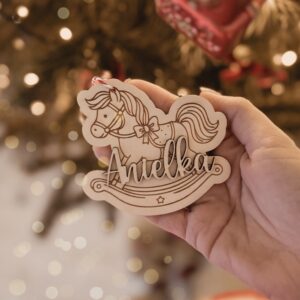 Bombka imienna Konik